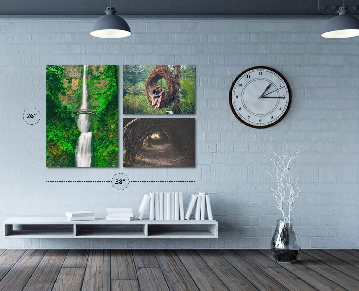 Canvas Wall Display Custom Multi Panel Canvas Print Wall Display Save 50 Today