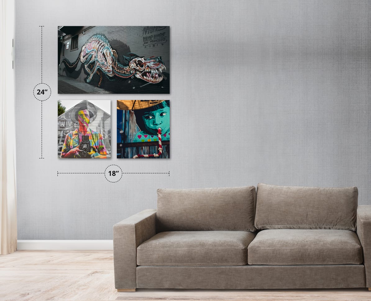 Canvas Wall Display Custom Multi Panel Canvas Print Wall Display